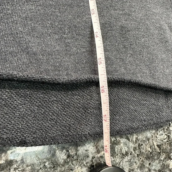 American Eagle Y2K Grey/Blue Cropped Floral Embroidery Sweatshirt Size Small S - Picture 8 of 11